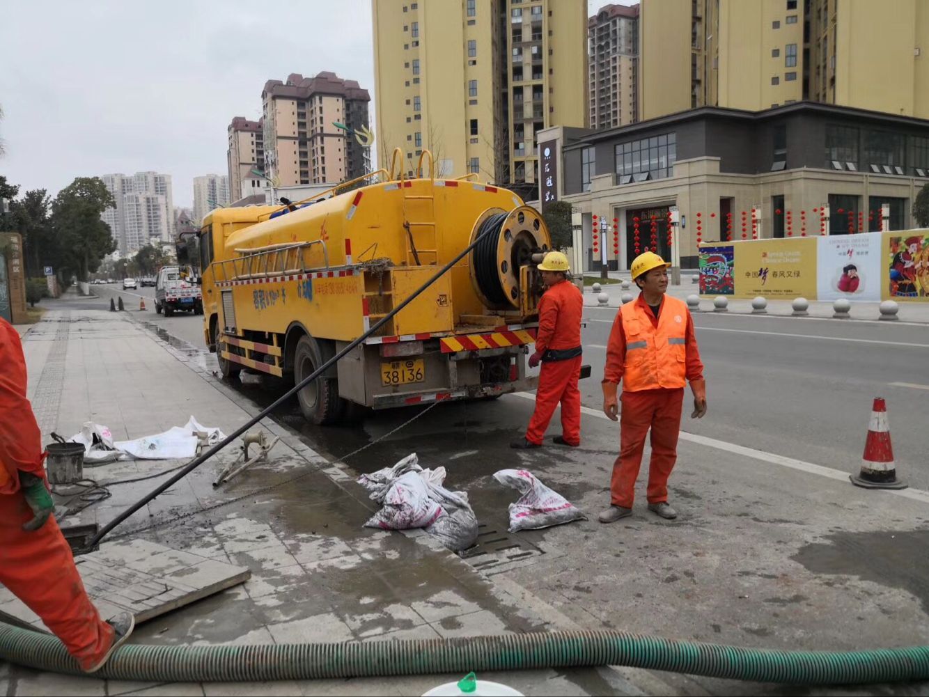 广南排污管道清淤-管道清洗